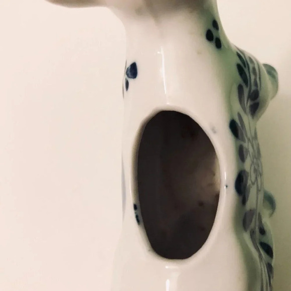 Vintage Delft Blue Colour Cow Creamer Pitcher Hand Painted  Holland - Picture 12 of 16